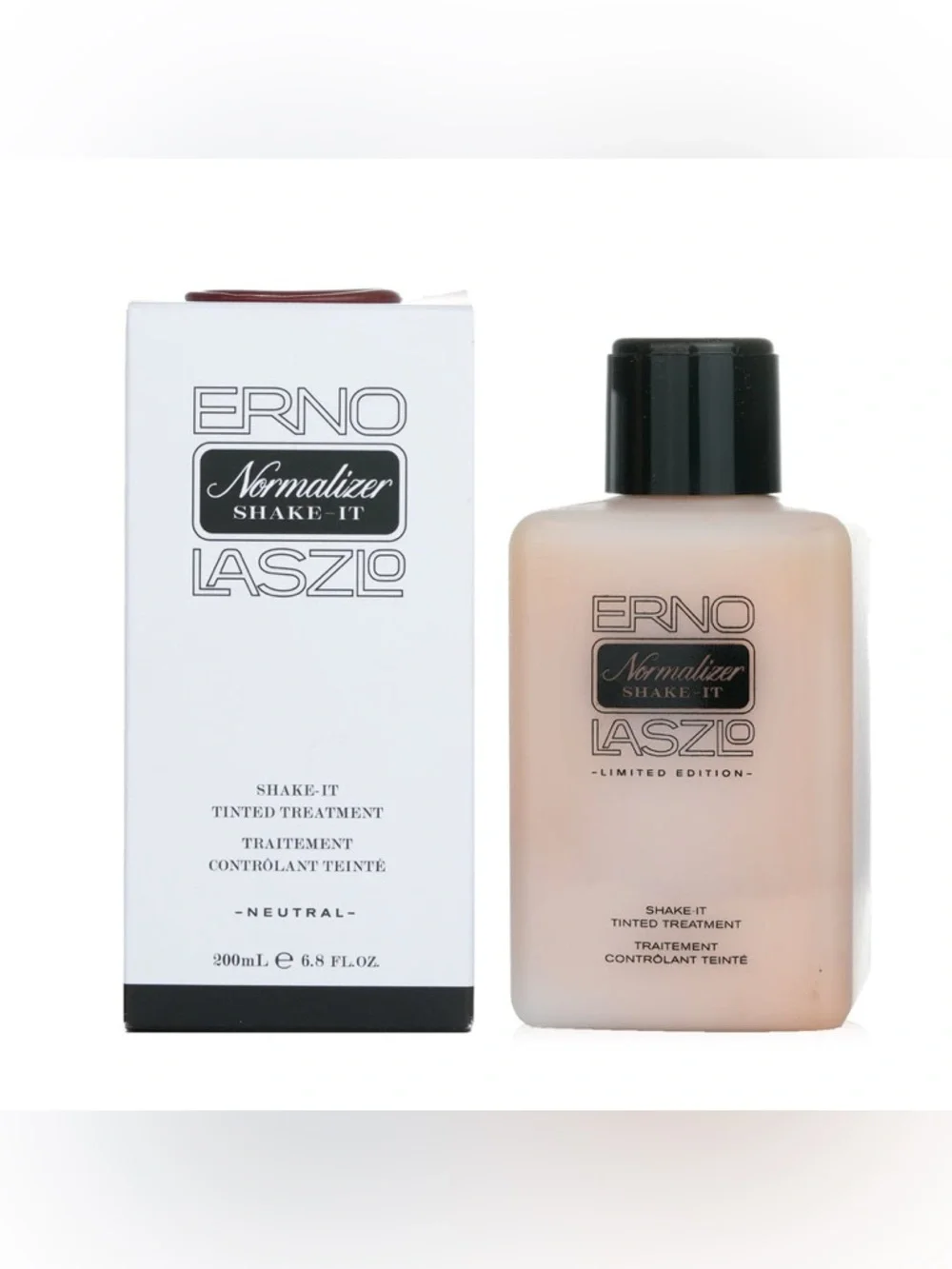 ERNO LASZLO‎ Shake-It*Tinted Treatment ~ NEUTRAL 200 ml-JUMBO Exp. 1/2027 NIB